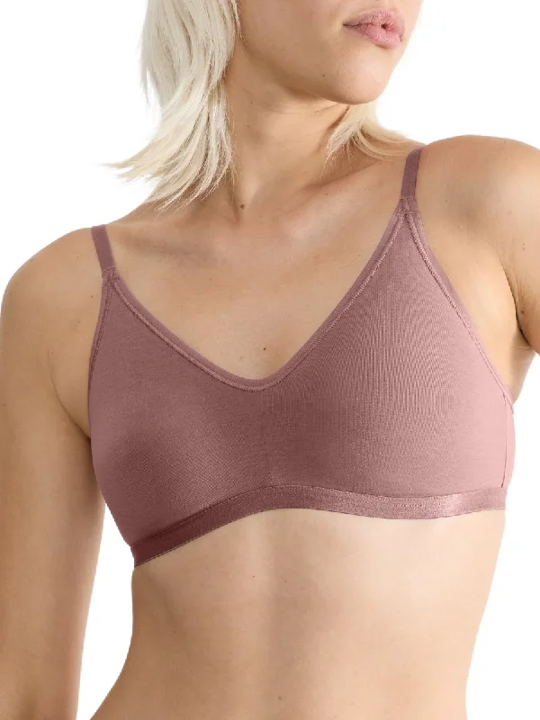 Sports underwire wired bras for high - impact activities GO Daily Cotton Soft Bra - Cacao Sports underwire wired bras for high - impact activities GO Daily Cotton Soft Bra - Cacao