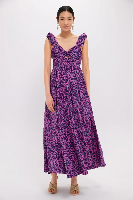 Animal print mini dresses for a bold statement Exclusive Purple Ibukun Dress