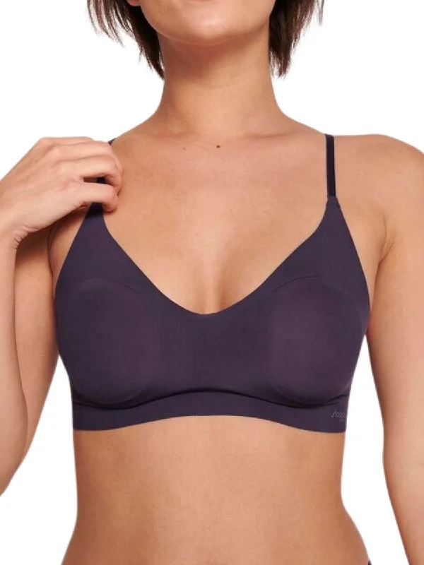 Nursing underwire wired bras for breastfeeding moms ZERO Microfibre 2.0 Bralette - Blueberry Nursing underwire wired bras for breastfeeding moms ZERO Microfibre 2.0 Bralette - Blueberry