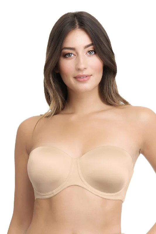 Adjustable strap underwire wired bras for a custom fit Original Multiway Padded Wired Strapless Bra - Sandalwood Adjustable strap underwire wired bras for a custom fit Original Multiway Padded Wired Strapless Bra - Sandalwood