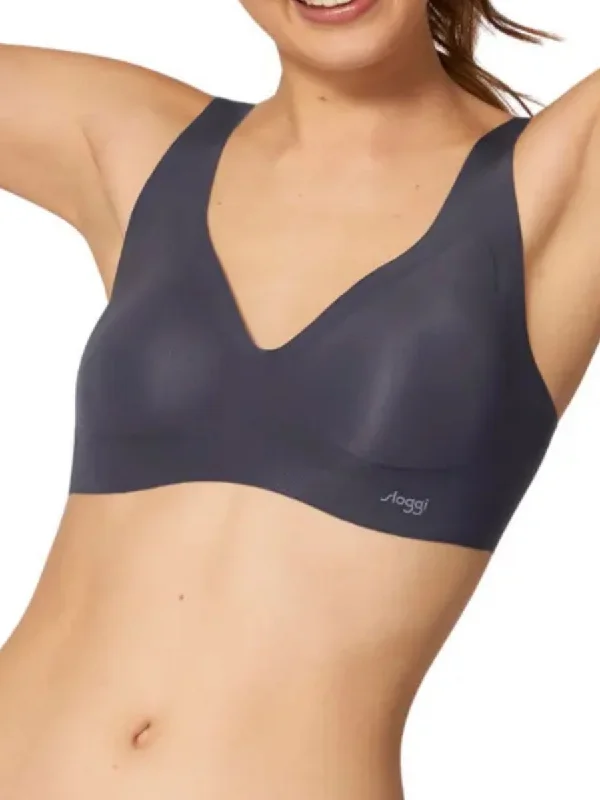 Underwire push - down wired bras for a different shaping effect ZERO Feel Bralette - Mauve Grey Underwire push - down wired bras for a different shaping effect ZERO Feel Bralette - Mauve Grey