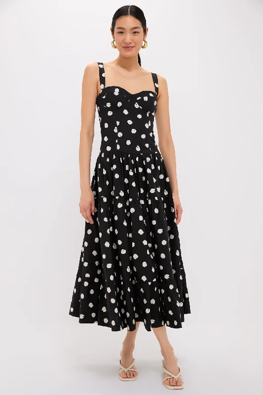 Mini dresses with criss - cross backs for a flirty look Spot Black Egret Santiago Midi Dress Mini dresses with criss - cross backs for a flirty look Spot Black Egret Santiago Midi Dress