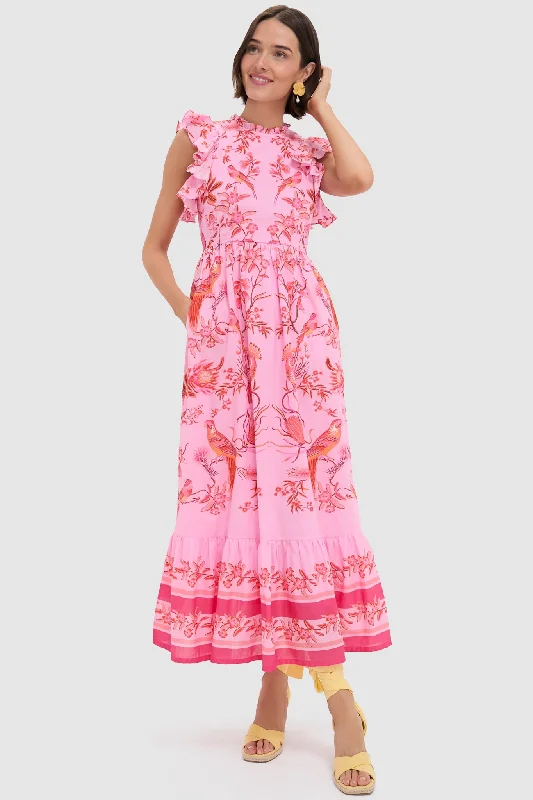 Cotton mini dresses for a comfortable everyday option Pink Mist Hannah Dress