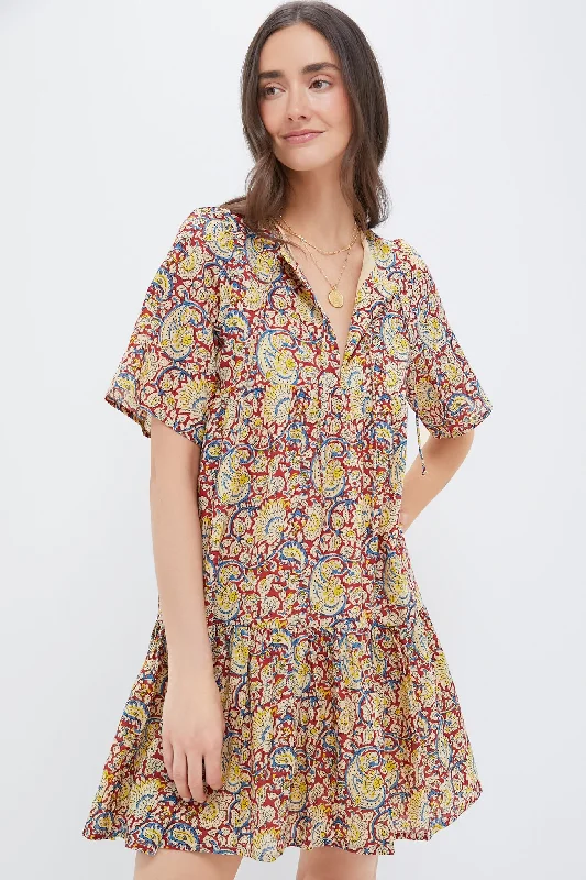 Mini dresses with side slits for a sexy appeal Rayleigh Roma Organic Isla Dress