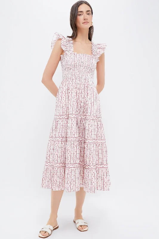 Mini dresses with patchwork designs for a unique style Emma Ikat Stripe Pink Multi Ellie Nap Dress Mini dresses with patchwork designs for a unique style Emma Ikat Stripe Pink Multi Ellie Nap Dress