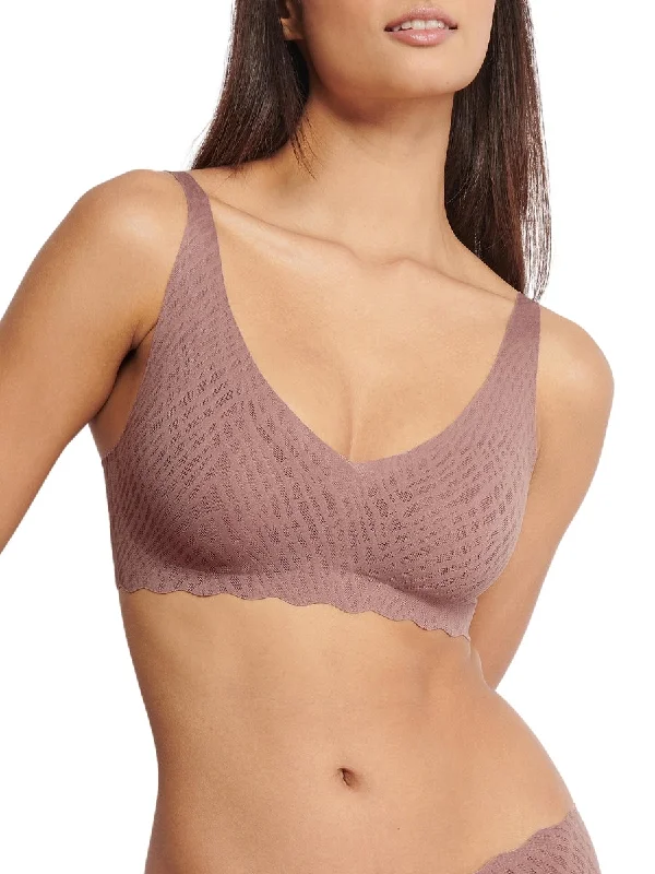 Seamless underwire wired bras for a smooth look​ ZERO Feel Bliss Soft Bra - Cacao