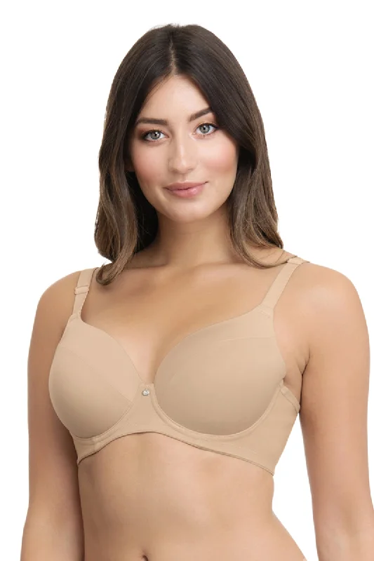 Underwire bralettes with underwire for added support Smooth Definition Padded Wired T-shirt Bra - Sandalwood Underwire bralettes with underwire for added support Smooth Definition Padded Wired T-shirt Bra - Sandalwood