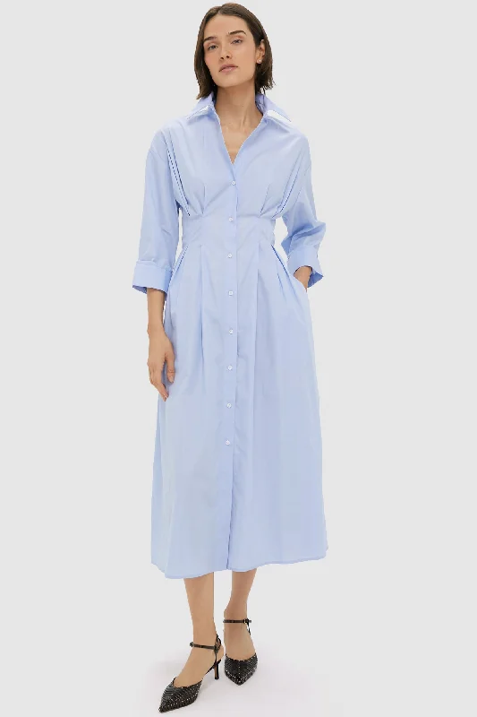 Ruffled mini dresses for a romantic touch Oxford Blue MM Dress