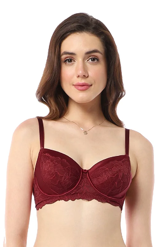 Sports underwire wired bras for high - impact activities Eternal Bliss Non-padded Wired Bra - Rio Red Sports underwire wired bras for high - impact activities Eternal Bliss Non-padded Wired Bra - Rio Red