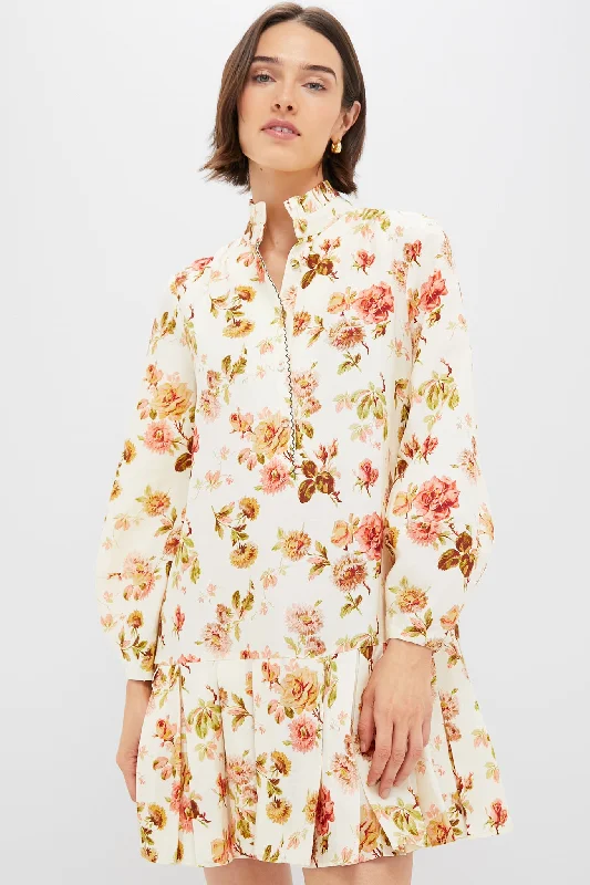 Leather mini dresses for a edgy style Romantic Floral Taylor Dress
