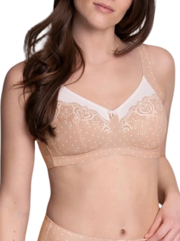 Underwire long - line wired bras for extra support Belvedere Comfort Bra - Powder Peach Underwire long - line wired bras for extra support Belvedere Comfort Bra - Powder Peach