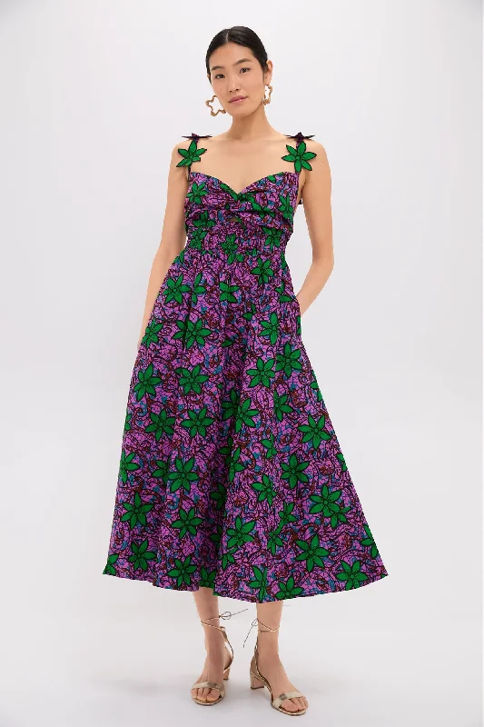 Mini dresses with spaghetti straps for a delicate look Purple Toye Dress