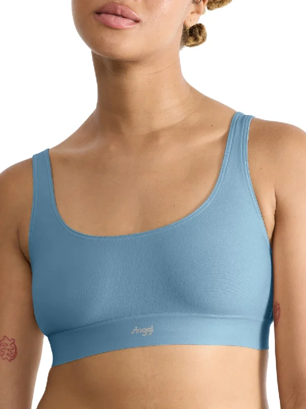 Balconette underwire wired bras for a lifted look​ EVER Ease Top - Provincial Blue