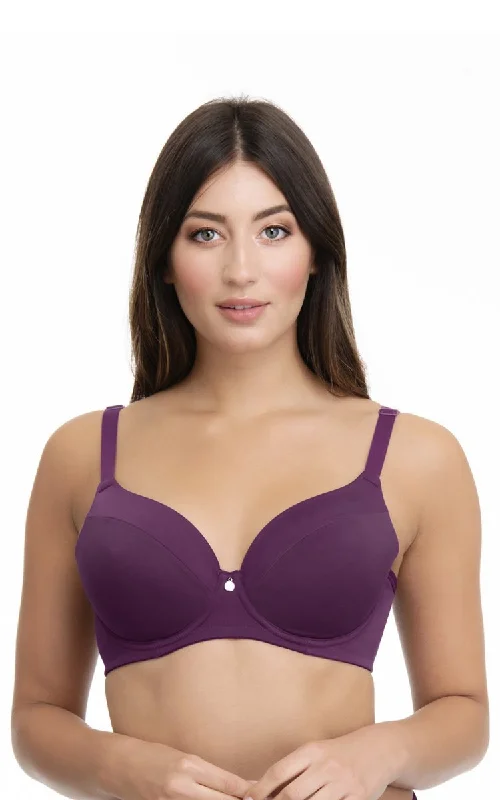 Underwire convertible nursing wired bras for convenience Ultimo Smooth Definition Padded Wired Bra - Grape Underwire convertible nursing wired bras for convenience Ultimo Smooth Definition Padded Wired Bra - Grape