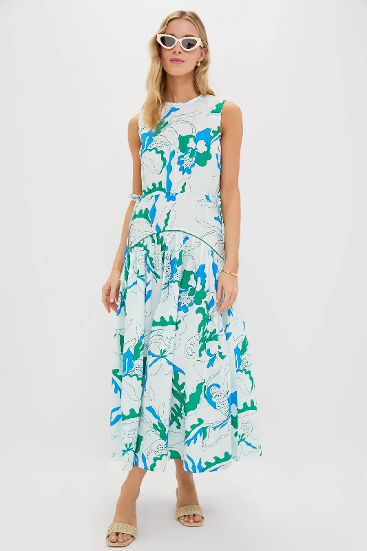 Animal print mini dresses for a bold statement Orchid Green Sleeveless Piped Maxi Dress Animal print mini dresses for a bold statement Orchid Green Sleeveless Piped Maxi Dress