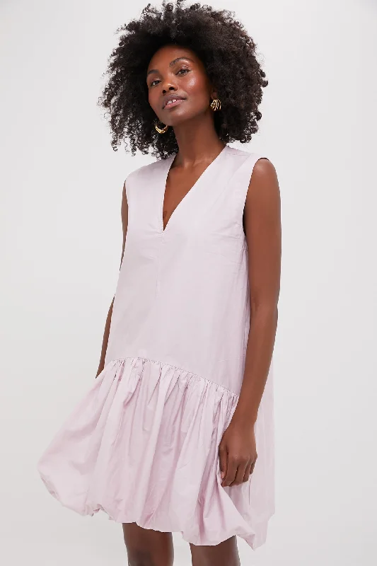 Mini dresses with beaded embellishments for a fancy event Lilac Emmet Poplin Bubble Tank Dress Mini dresses with beaded embellishments for a fancy event Lilac Emmet Poplin Bubble Tank Dress