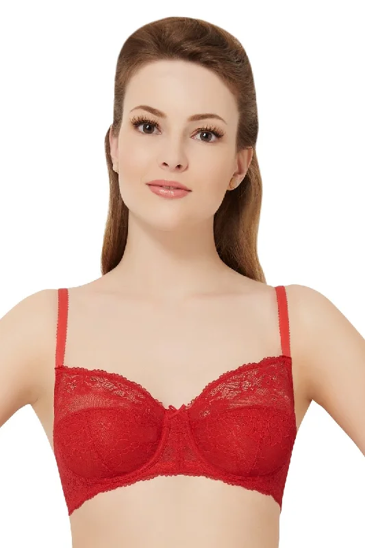 Strapless underwire wired bras for a versatile style Poetess Non Padded Wired Lace Bra - Tiger Lily Strapless underwire wired bras for a versatile style Poetess Non Padded Wired Lace Bra - Tiger Lily
