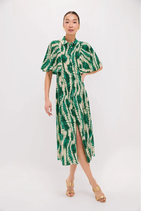 Mini dresses with pom - pom trims for a playful feel Acacia Silhouette Dress