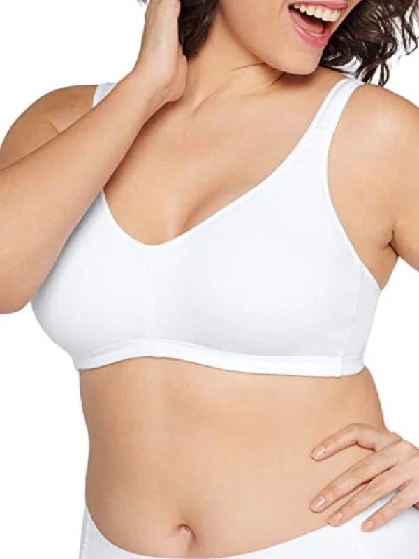 Underwire bralettes with underwire for added support Elasticup Cotton Full Cup Bra - White Underwire bralettes with underwire for added support Elasticup Cotton Full Cup Bra - White
