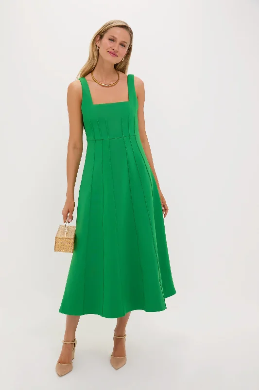 Mini dresses with one - shoulder designs Lawn Green Double Knit Jersey Julietta Dress Mini dresses with one - shoulder designs Lawn Green Double Knit Jersey Julietta Dress