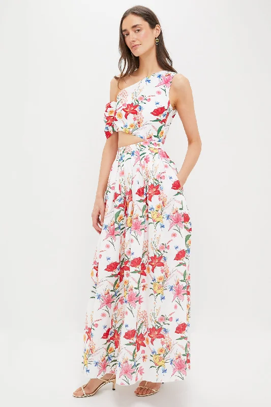 Mini dresses with mesh panels for a sexy and trendy look White & Coral Floral Sophia Maxi Dress Mini dresses with mesh panels for a sexy and trendy look White & Coral Floral Sophia Maxi Dress
