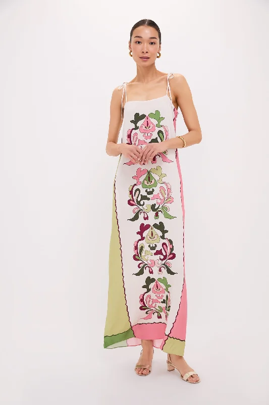 Sequined mini dresses for New Year's Eve Off White Inamorata Straps Long Dress