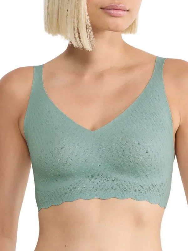 Full - cup underwire wired bras for maximum support ZERO Feel Bliss Bralette - Misty Turquoise Full - cup underwire wired bras for maximum support ZERO Feel Bliss Bralette - Misty Turquoise