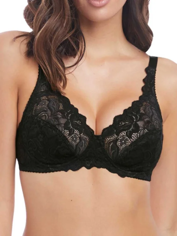 Wireless - like underwire wired bras with soft support Eglantine Non Wired Bra - Noir Wireless - like underwire wired bras with soft support Eglantine Non Wired Bra - Noir