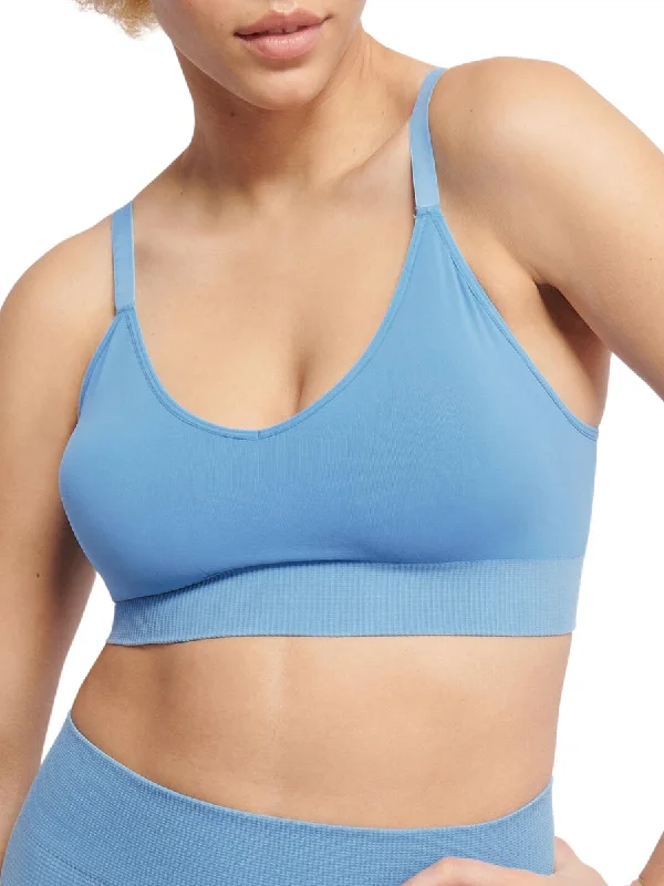 Underwire bralettes with underwire for added support EVER Infused Camomile Bralette - Azura Blue Underwire bralettes with underwire for added support EVER Infused Camomile Bralette - Azura Blue