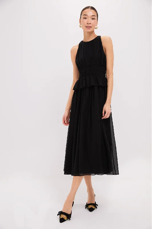 Mini dresses with asymmetric hems for a fashion - forward look Noir Adeline Dress