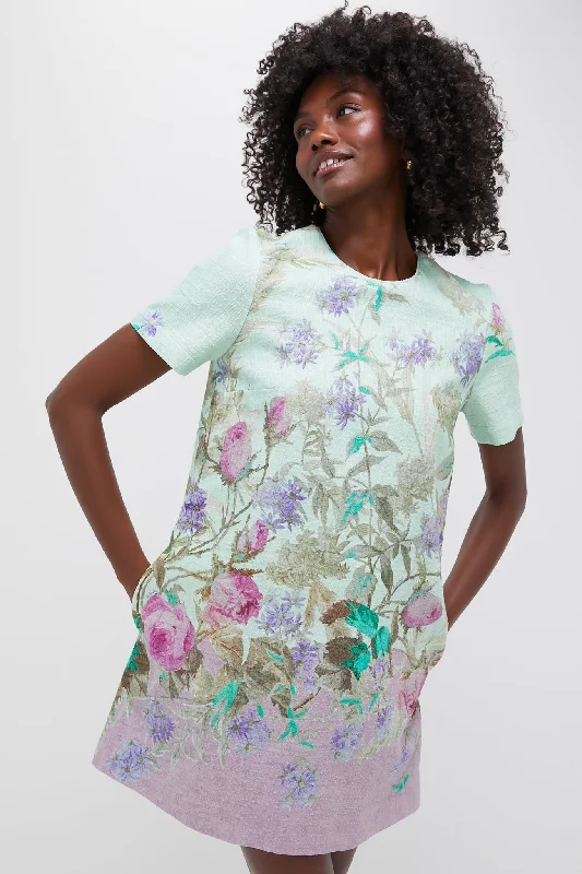 Linen mini dresses for a breathable summer option Heath Placee Mini Swing Dress