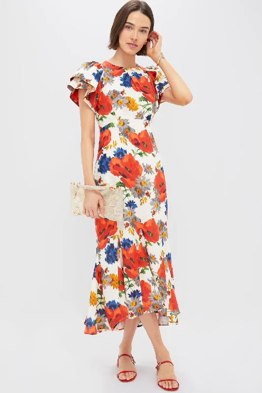 Crimson Poppy Floral