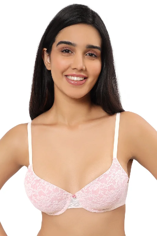 Full - cup underwire wired bras for maximum support Floral Romance Lightly Padded Wired Full Coverage Bra - Angel W_Bridal R Full - cup underwire wired bras for maximum support Floral Romance Lightly Padded Wired Full Coverage Bra - Angel W_Bridal R