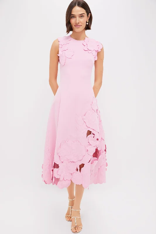Mini dresses with fringe for a bohemian style Flamingo Cleo Applique Dress