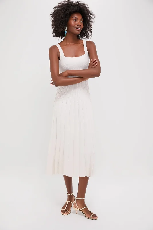 Mini dresses with one - shoulder designs Ecru Ellison Dress