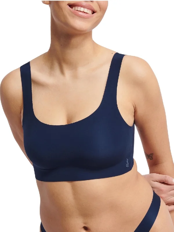 Nursing underwire wired bras for breastfeeding moms​ ZERO Feel 2.0 Top - Navy