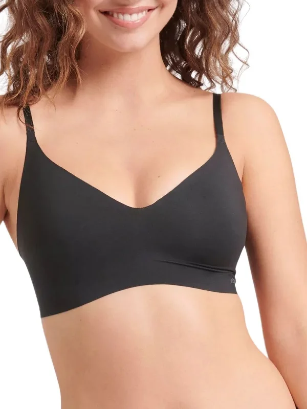 Lace - trimmed underwire wired bras for a feminine touch​ ZERO Microfibre 2.0 Bralette - Black