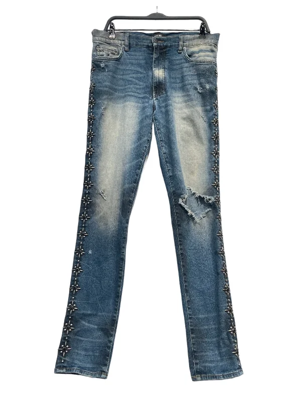 Skinny women jeans with a form - fitting design AMIRI/Skinny Pants/34/Denim/BLU/amiri ornate jeans Skinny women jeans with a form - fitting design AMIRI/Skinny Pants/34/Denim/BLU/amiri ornate jeans