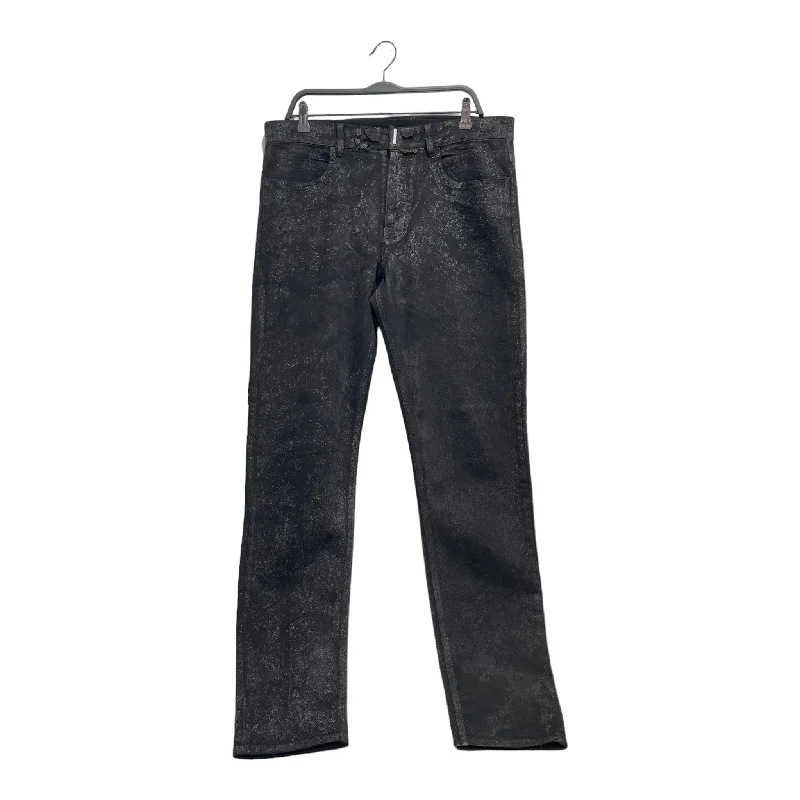 Wide - leg women jeans for a modern and relaxed vibe GIVENCHY/Straight Pants/34/Cotton/BLK/SPECKLED DISTRESS JEANS Wide - leg women jeans for a modern and relaxed vibe GIVENCHY/Straight Pants/34/Cotton/BLK/SPECKLED DISTRESS JEANS