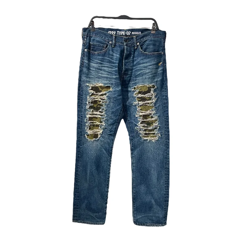 Cargo women jeans with multiple pockets for added functionality BAPE/Pants/L/Denim/BLU/Camouflage/RIPPED DISTRESSED CAMO JEANS Cargo women jeans with multiple pockets for added functionality BAPE/Pants/L/Denim/BLU/Camouflage/RIPPED DISTRESSED CAMO JEANS