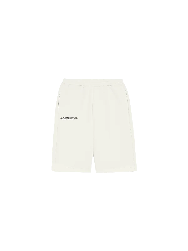 Women's velvet party pants Womens 365 Midweight Long Shorts—off-white