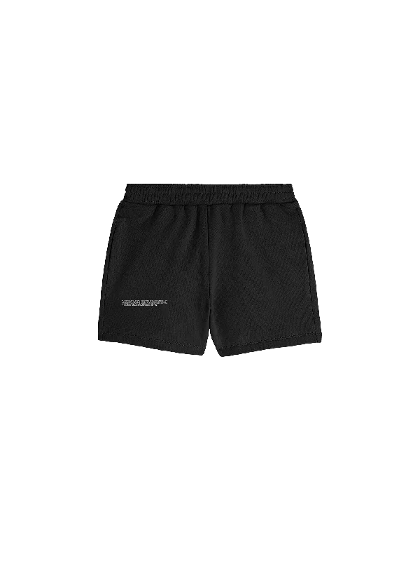 Women's leather moto pants Womens 365 Midweight Shorts—black