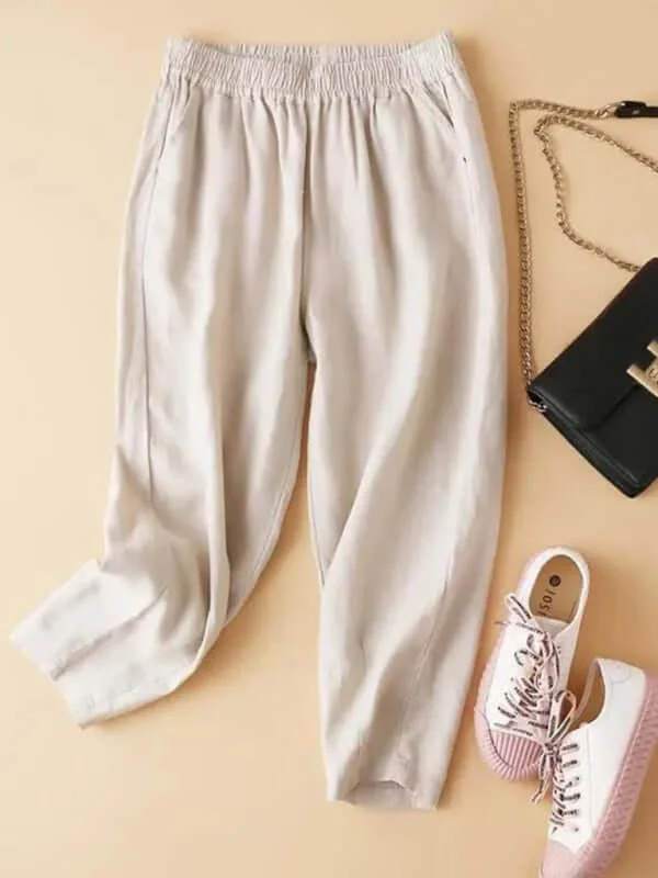 Women's low - rise denim pants Casual Loose Harem Women Pants