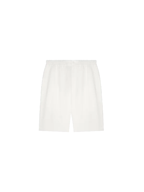 Women's lace - trimmed evening pants Womens DNA Aloe Linen Long Shorts—off-white