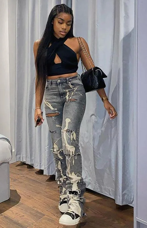 Jeggings women jeans combining the comfort of leggings and style of jeans Ladies High Waist Pants - White Washed Jeans Jeggings women jeans combining the comfort of leggings and style of jeans Ladies High Waist Pants - White Washed Jeans