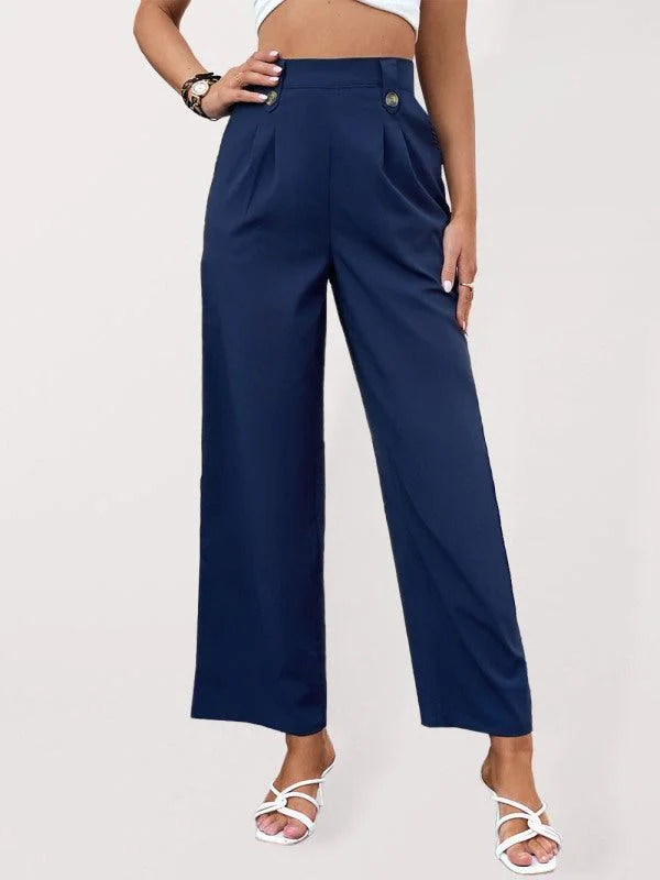 Women's pants with moisture - wicking technology Linen Loose Wide Leg Women Pants