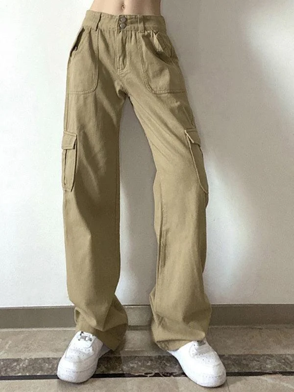 Women's pants with reflective strips Loose Wide Leg Women Pants