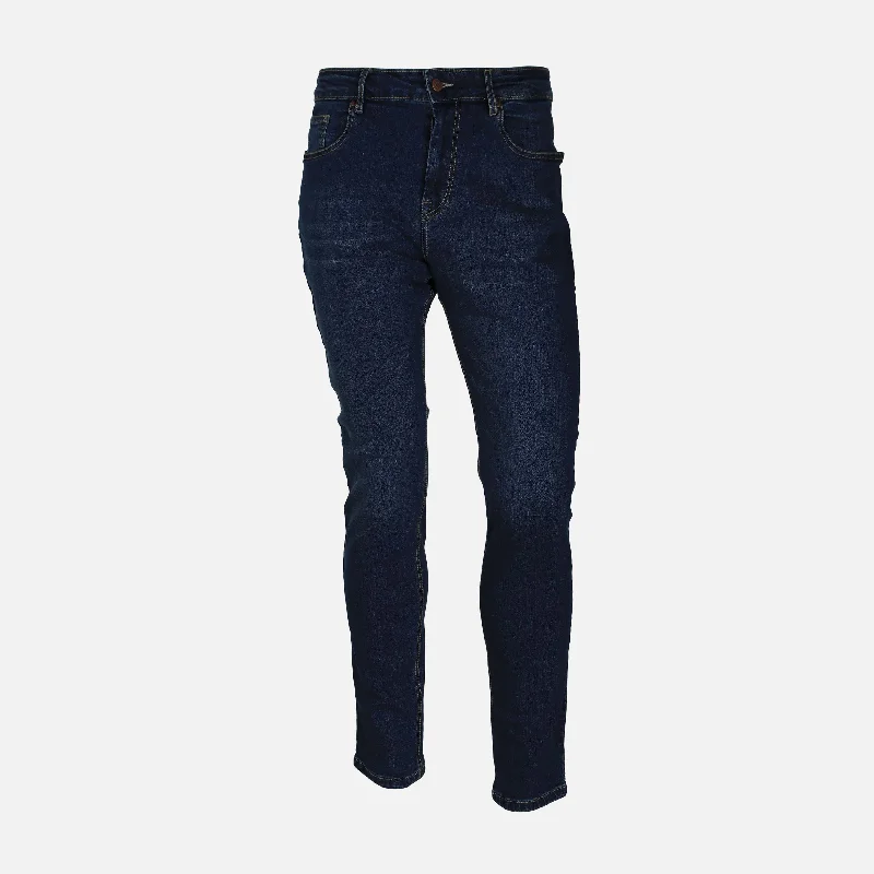 Button - fly women jeans with a traditional touch  MEN JEANS PANTS (TAPERED FIT)