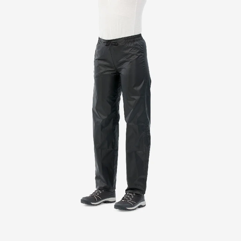 Women's straight - leg lounge pants Quechua Women's Raincut Waterproof Over-Pants