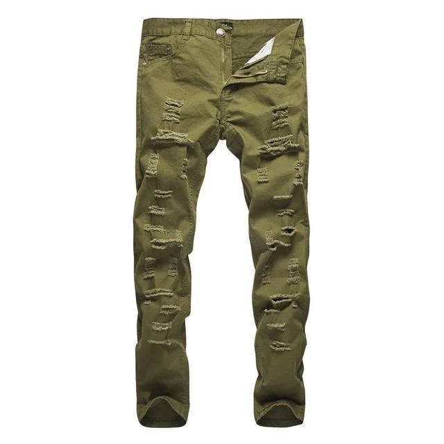 Stretch women jeans for enhanced mobility and comfort Ripped Jeans Pants With Holes For Men Stretch women jeans for enhanced mobility and comfort Ripped Jeans Pants With Holes For Men